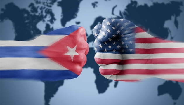 Anexionismo en Cuba-Banderas Cuba vs USA