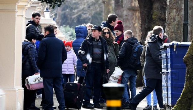 Diplomáticos rusos explusados-Embajada en Londres Diplomáticos rusos explusados-Embajada en Londres