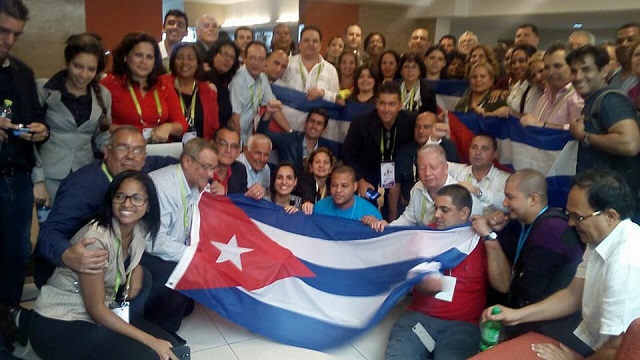 Delegación cubana-Foro social Mundial-Perú