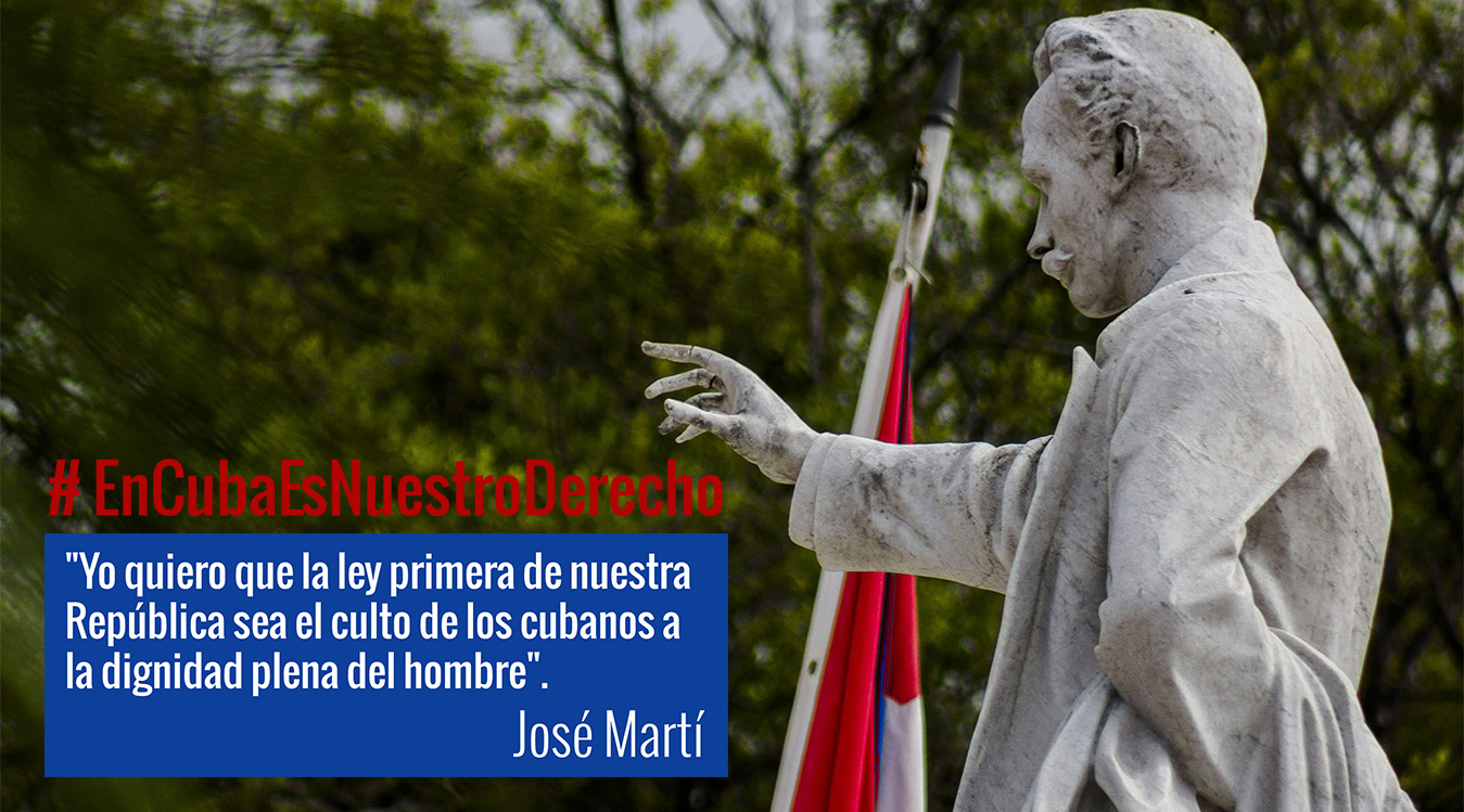 Frase José Martí-Derechos Humanos