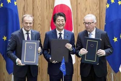 Unión Europea y Japón firmaron-acuerdo de libre comercio Unión Europea y Japón firmaron-acuerdo de libre comercio