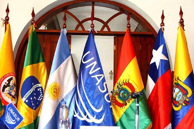 UNASUR-Países-Banderas