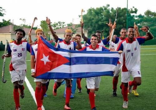 Hockey sobre césped- equipo Cuba