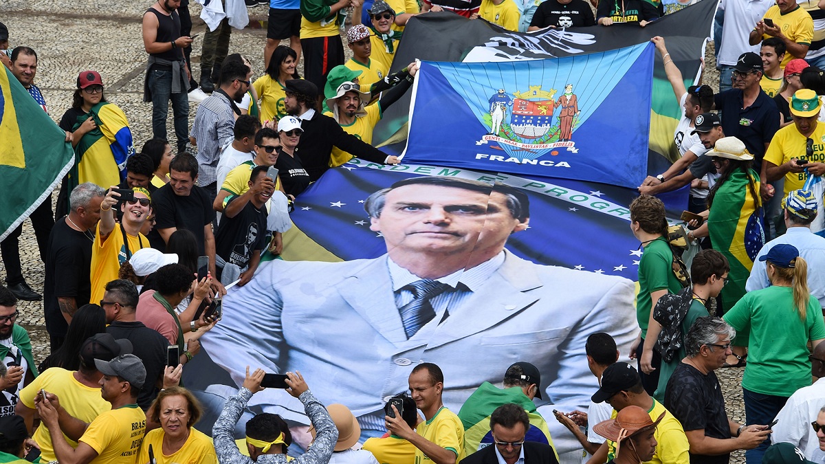 Seguidores de Bolsonaro