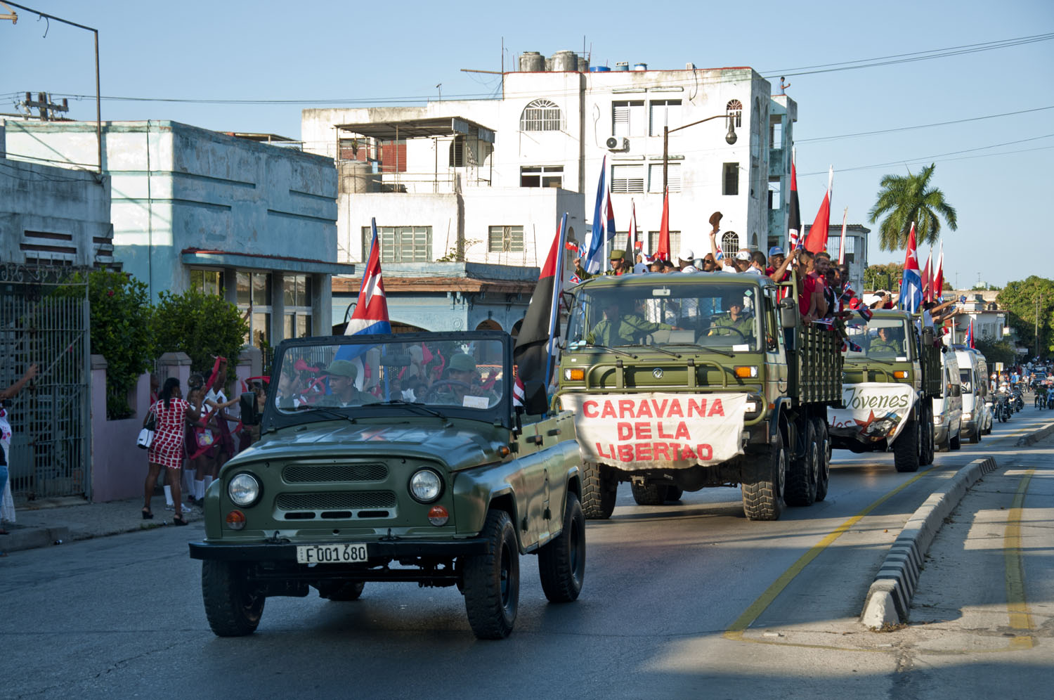 La Caravana de La Libertad llega a La Habana como cada 8 de enero.