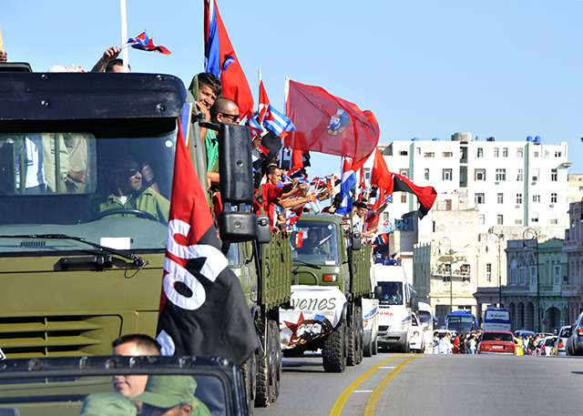La Habana se engalanó con la Caravana de la Libertad.