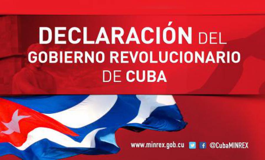 Declaracion del Gobierno Revolucionario