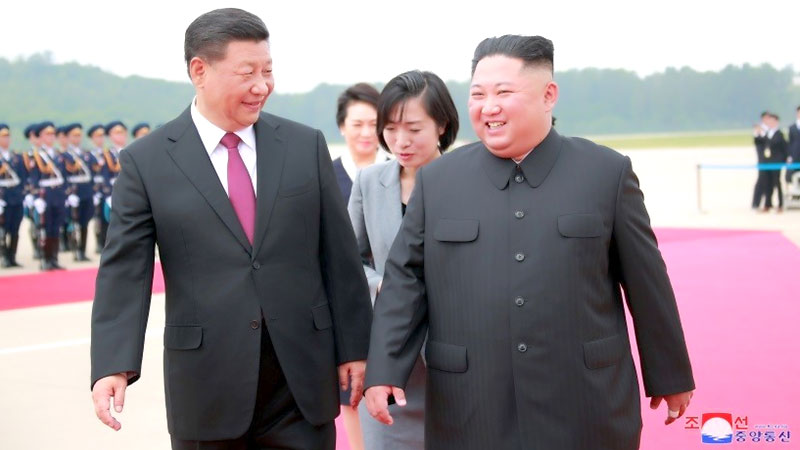 Xi Jinping-visita al dirigente norcoreano, Kim Jong Un Xi Jinping-visita al dirigente norcoreano, Kim Jong Un