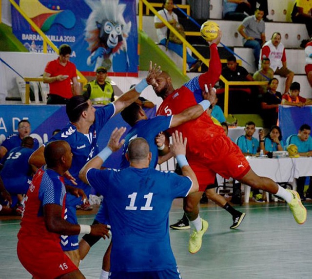 Equipo de balonmano masculino-Lima 2019