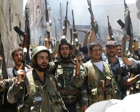 Tropas sirias-ataque militar turco1 Tropas sirias-ataque militar turco1