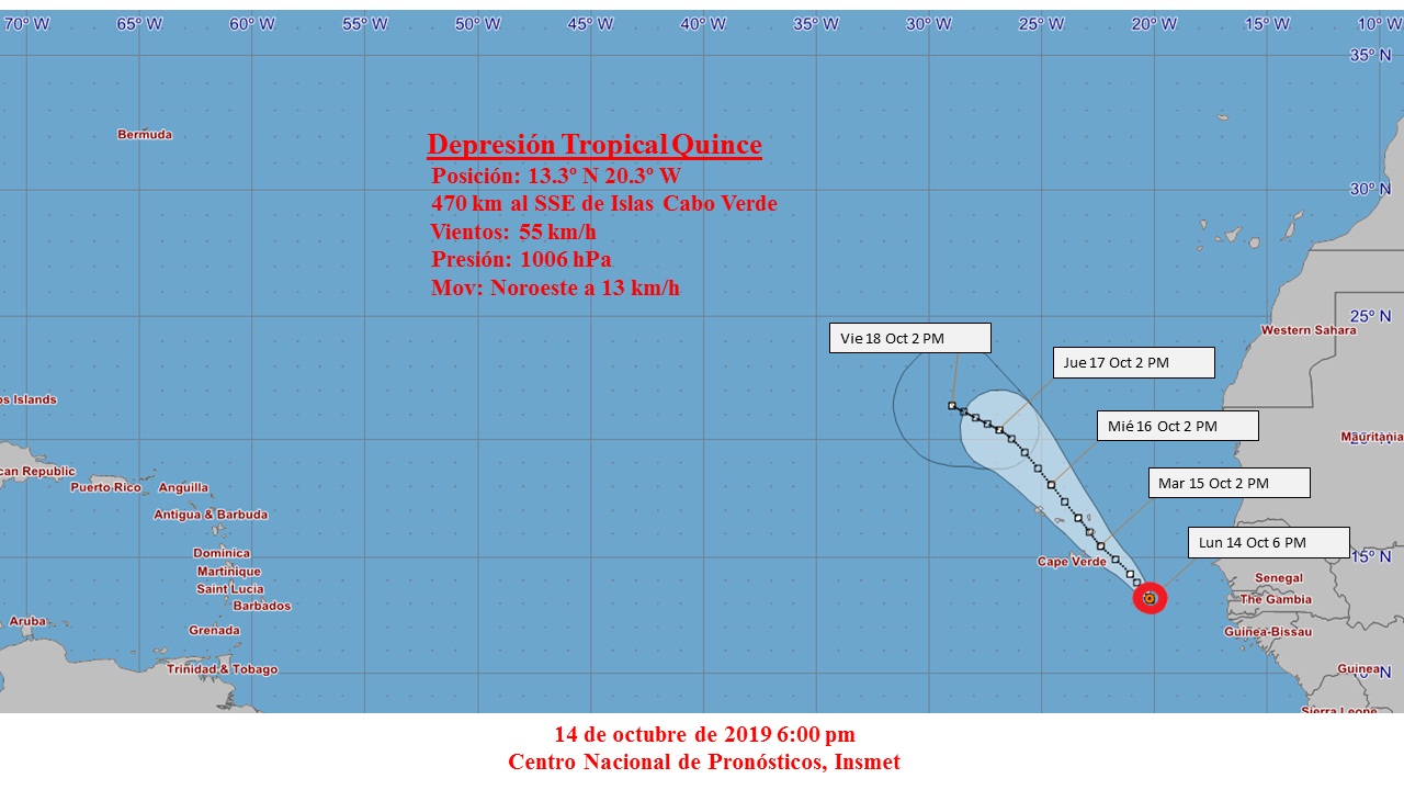 Depresión tropical 15 Depresión tropical 15
