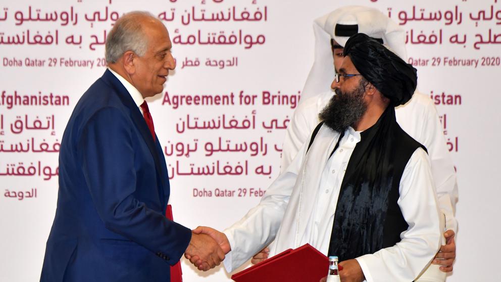 Trump- acuerdo de paz-talibanes afganos Trump- acuerdo de paz-talibanes afganos