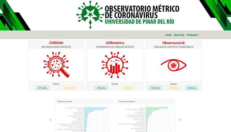 Observatorio Métrico-Coronavirus-Universidad de Pinar del Río