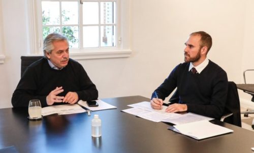 Alberto Fernández-Ministro de Economía-Martín Guzmán Alberto Fernández-Ministro de Economía-Martín Guzmán