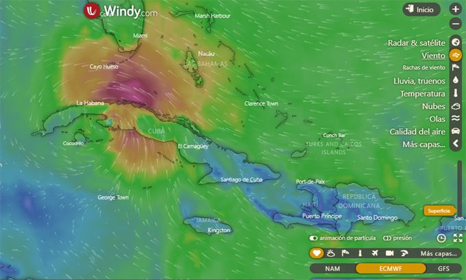 Tormenta tropical Laura-recorrido-Aviso No5 Tormenta tropical Laura-recorrido-Aviso No5