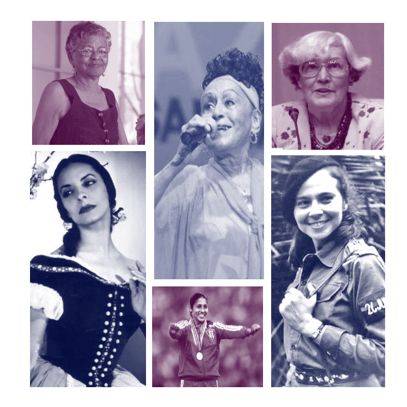 Collage mujeres cubanas