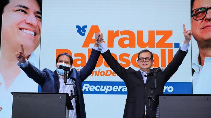 Andrés Arauz-Carlos Rabascall-candidatos-Ecuador