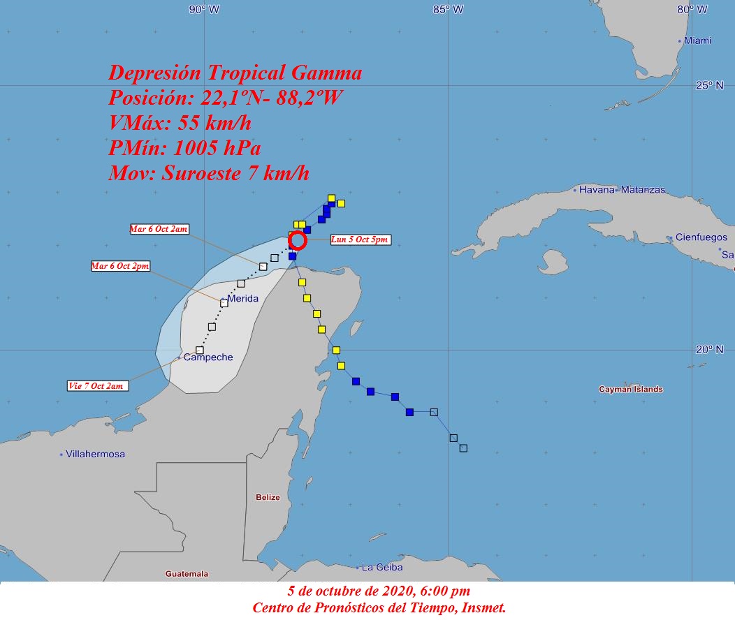 Depresión tropical-Ganma Depresión tropical-Ganma