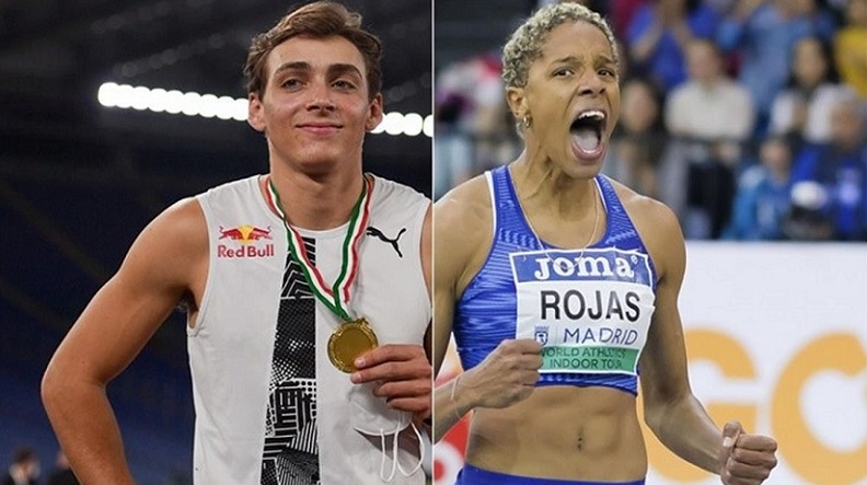 Yulimar Rojas-Armand Duplantis-mejores atletas del año 2020