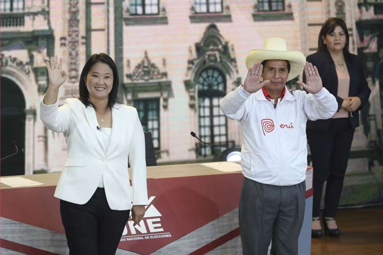 Pedro Castillo-Keiko Fujimori-Perú Pedro Castillo-Keiko Fujimori-Perú