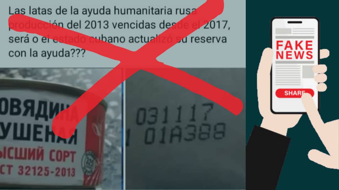 Fake news sobre carne enlatada rusa Fake news sobre carne enlatada rusa