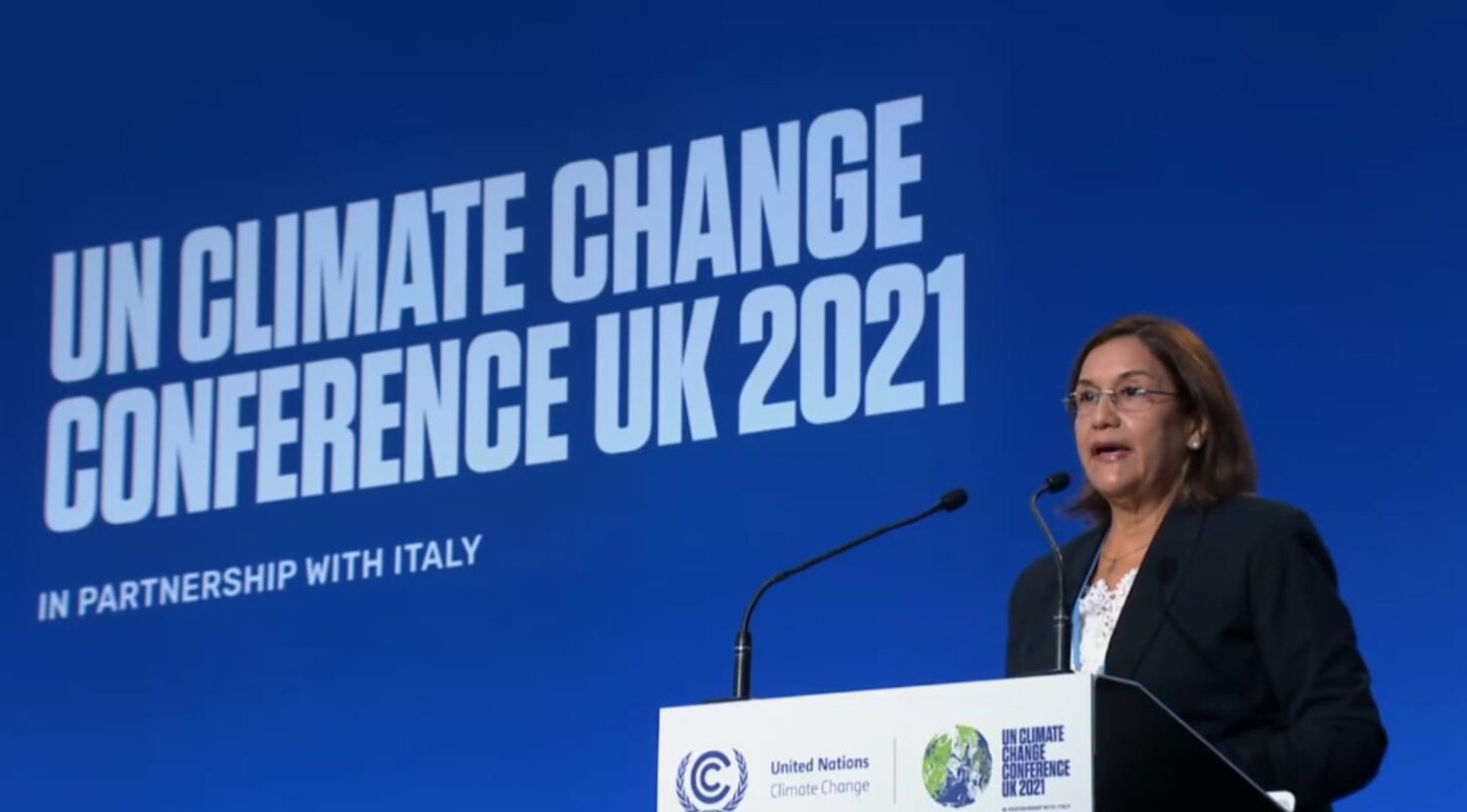 Ministra de Ciencia, Tecnología y Medio Ambiente en Cop26 Ministra de Ciencia, Tecnología y Medio Ambiente en Cop26