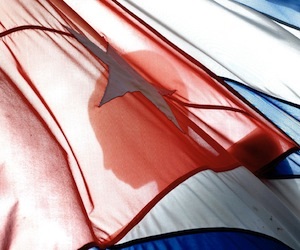 Bandera cubana-desfile Bandera cubana-desfile