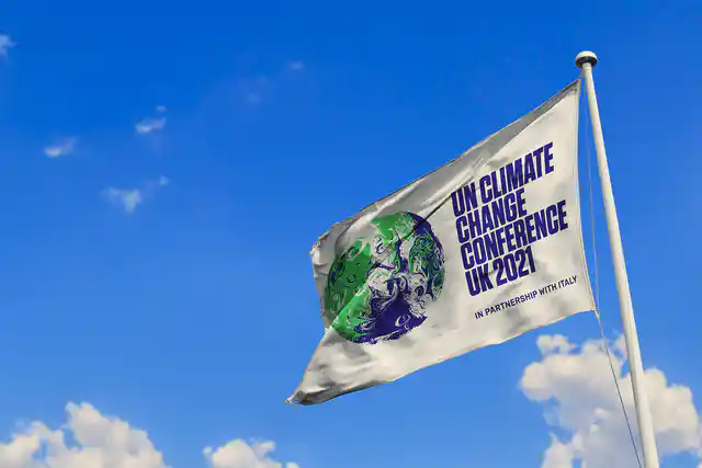 COP26 bandera
