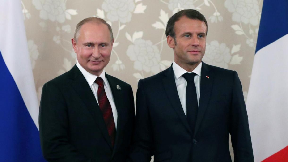 Macron y Putin Macron y Putin