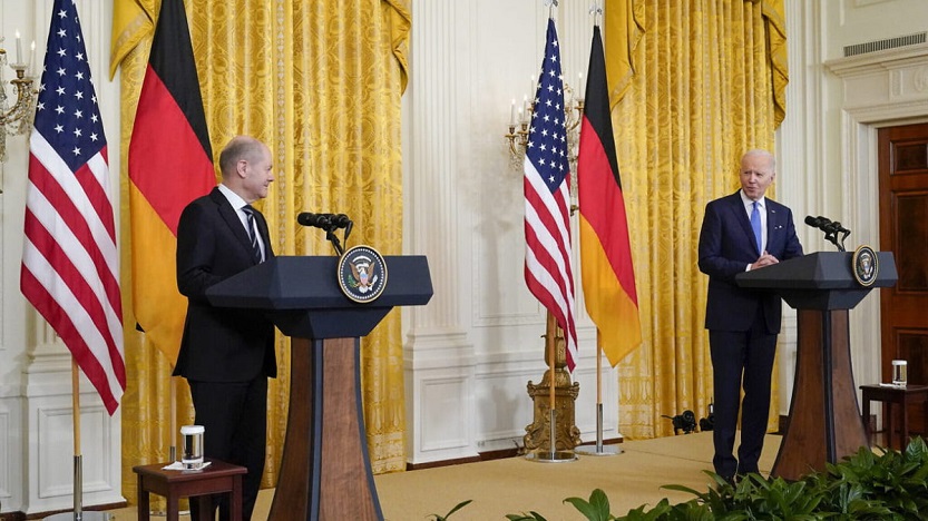 Joe Biden-canciller germano-Olaf Scholzcon Joe Biden-canciller germano-Olaf Scholzcon