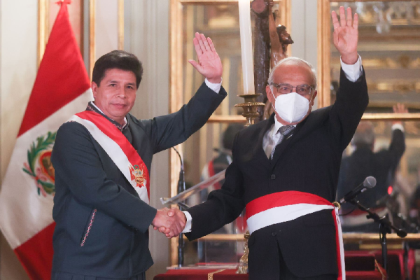 Castillo-primer ministro Aníbal Torres-Perú