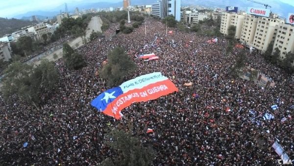 Manifestación-Chile