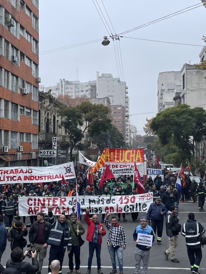 Protestas en Uruguay
