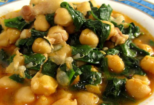 Acelgas-con-garbanzos