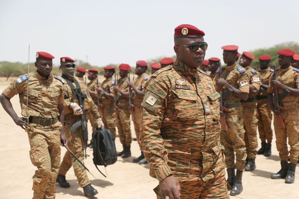 teniente coronel Paul-Henri Sandaogo Damiba, Burkina Faso