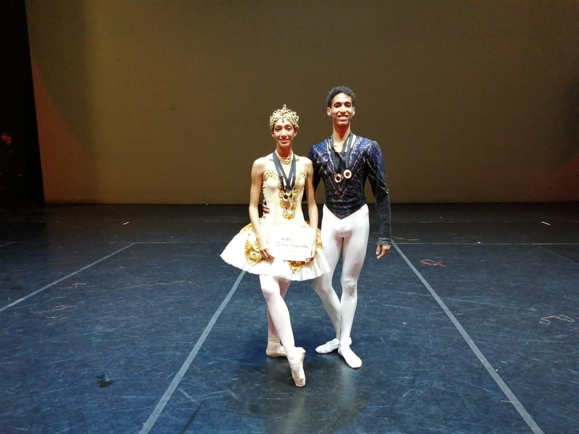 Carolina Rodríguez Pérez y Pedro Pablo Domínguez Alcántara bailarines cubanos