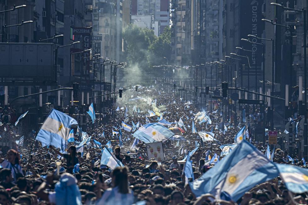 Argentina festeja Copa Mundial Argentina festeja Copa Mundial