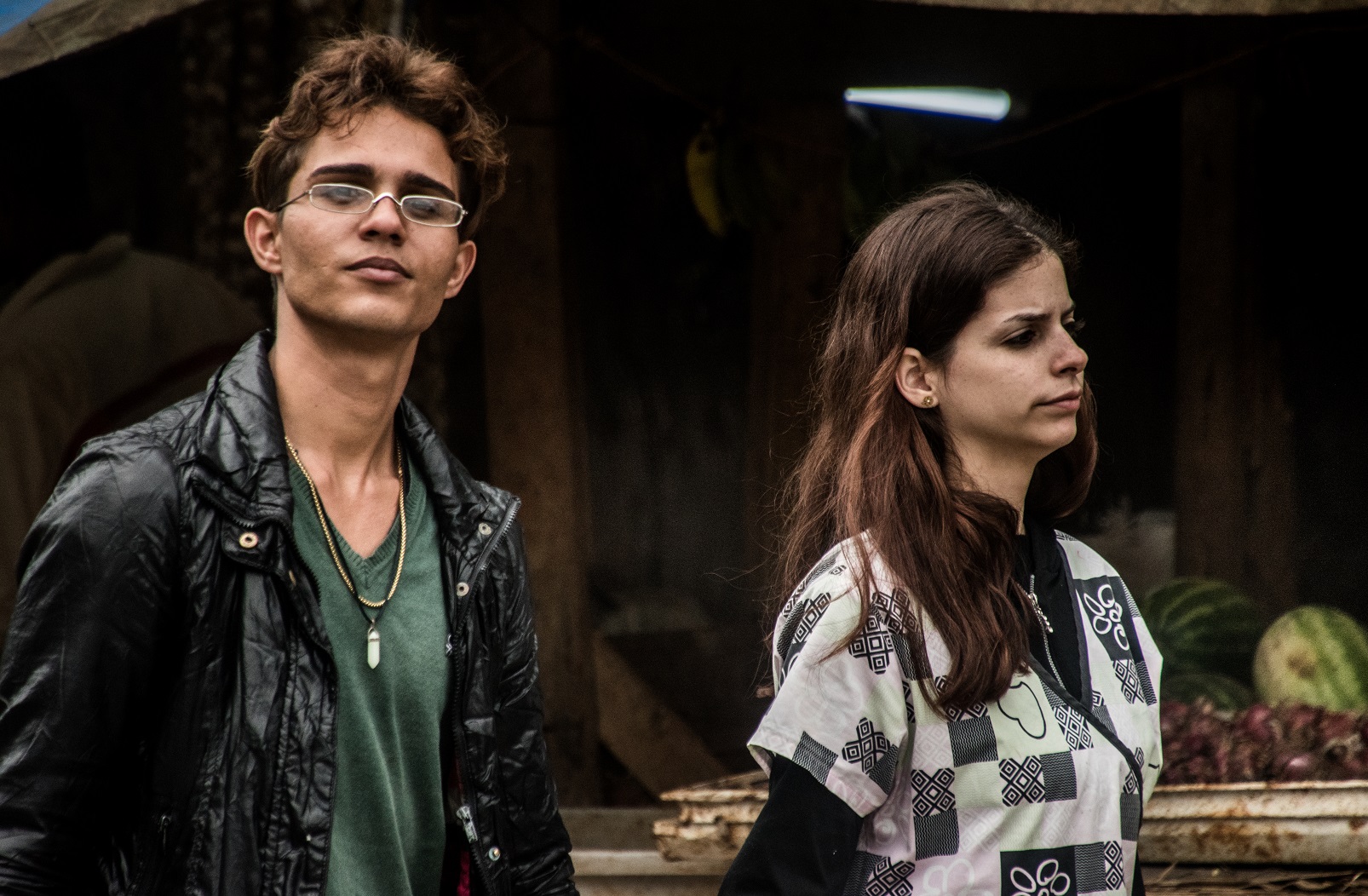 Jóvenes cubanos en invierno