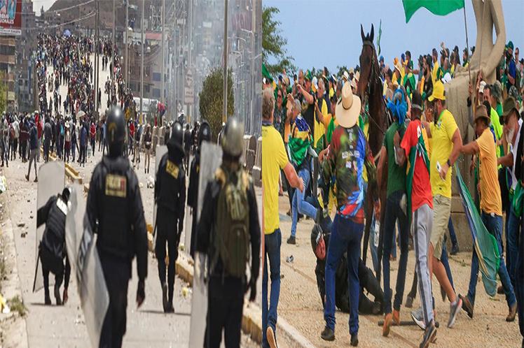 Golpes de Estado en Perú y Brasil Golpes de Estado en Perú y Brasil