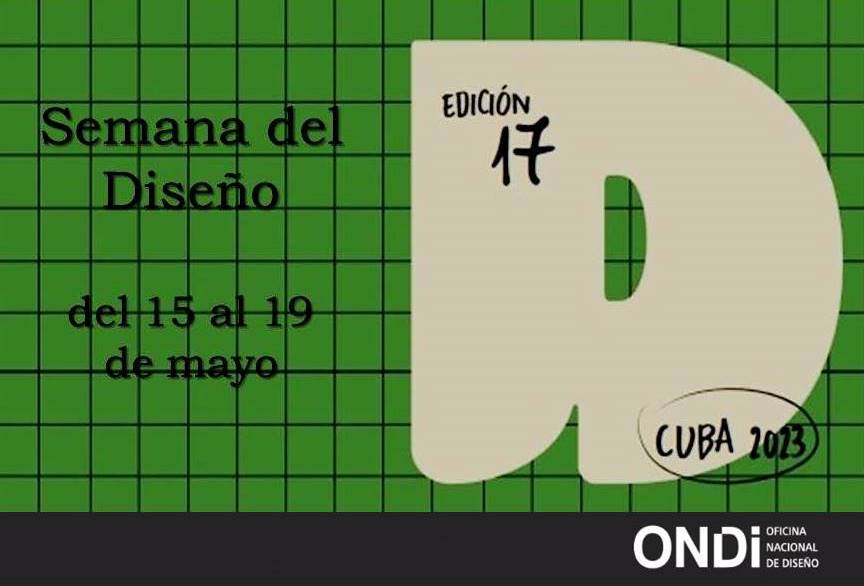 Semana del Diseño en Cuba, Cartel 