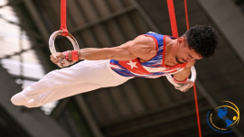 Alejandro de la Cruz, gimnasta anillas