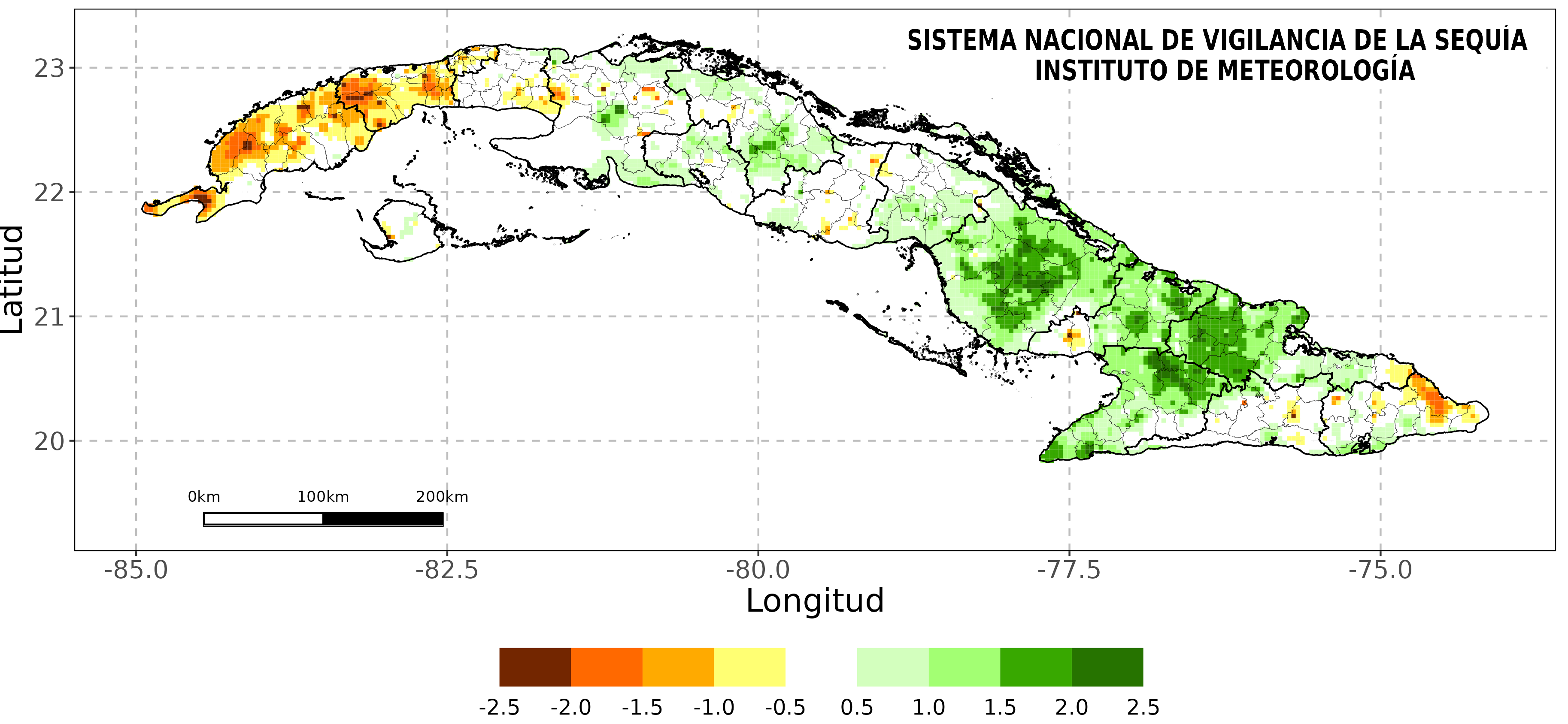 Sequía marzo a mayo 2023