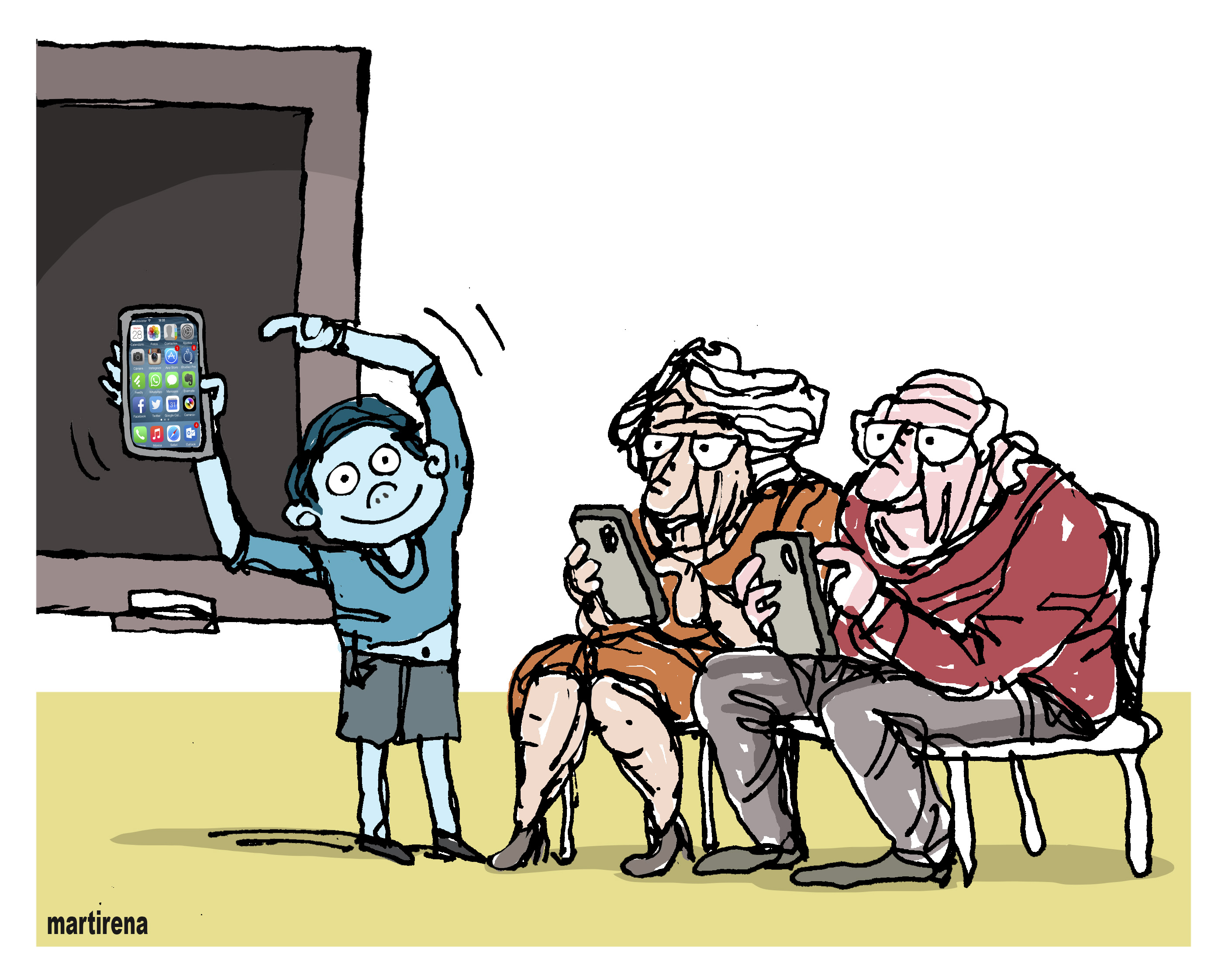Los abuelos y las nuevas tecnologías