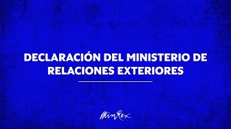 Declaración del Minrex Declaración del Minrex