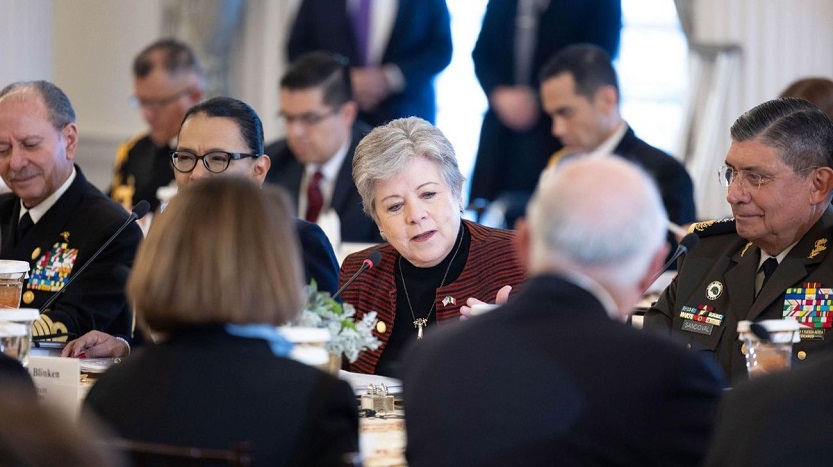 Alicia Bárcena, pronuncia los acuerdos entre México y Estados Unidos, en materia de migración Alicia Bárcena, pronuncia los acuerdos entre México y Estados Unidos, en materia de migración