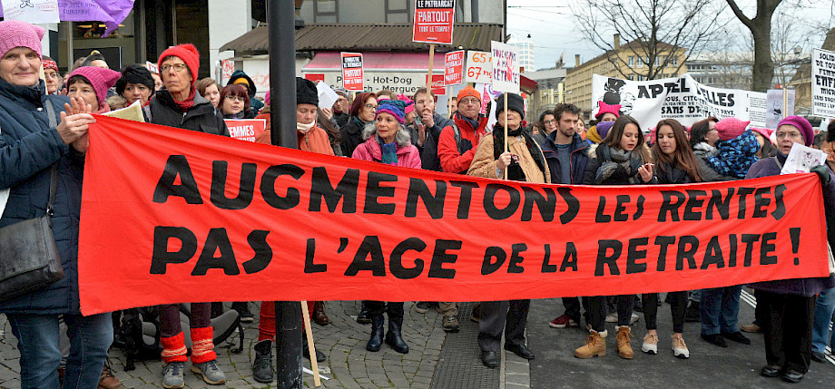 Sindicalistas en Suiza Sindicalistas en Suiza