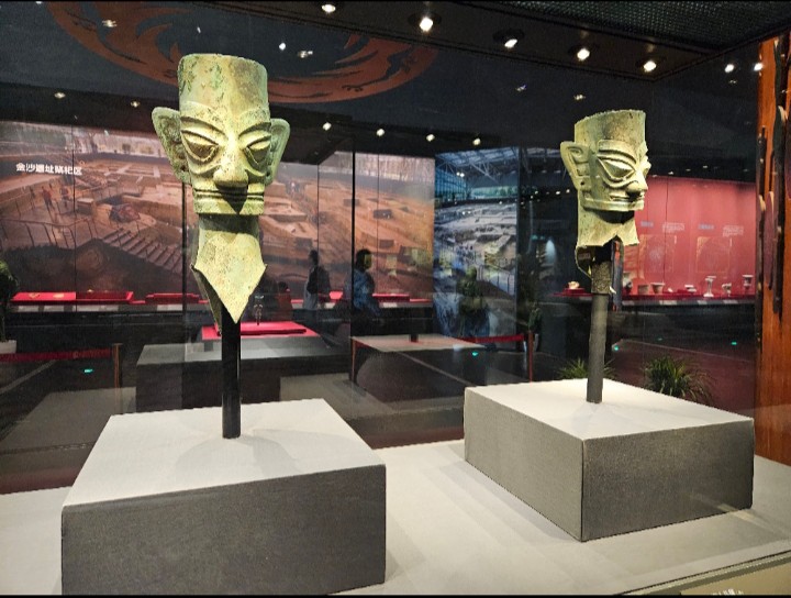 Exposición de nuevas piezas arquelógicas en China, civilizaciones de hace 3000 años Exposición de nuevas piezas arquelógicas en China, civilizaciones de hace 3000 años
