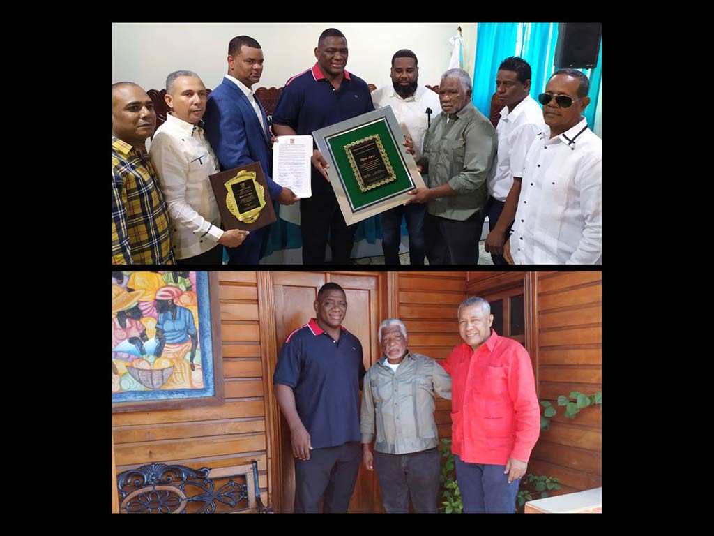 Municipio dominicano Bayaguana honró a luchador cubano Mijaín Lòpez Municipio dominicano Bayaguana honró a luchador cubano Mijaín Lòpez