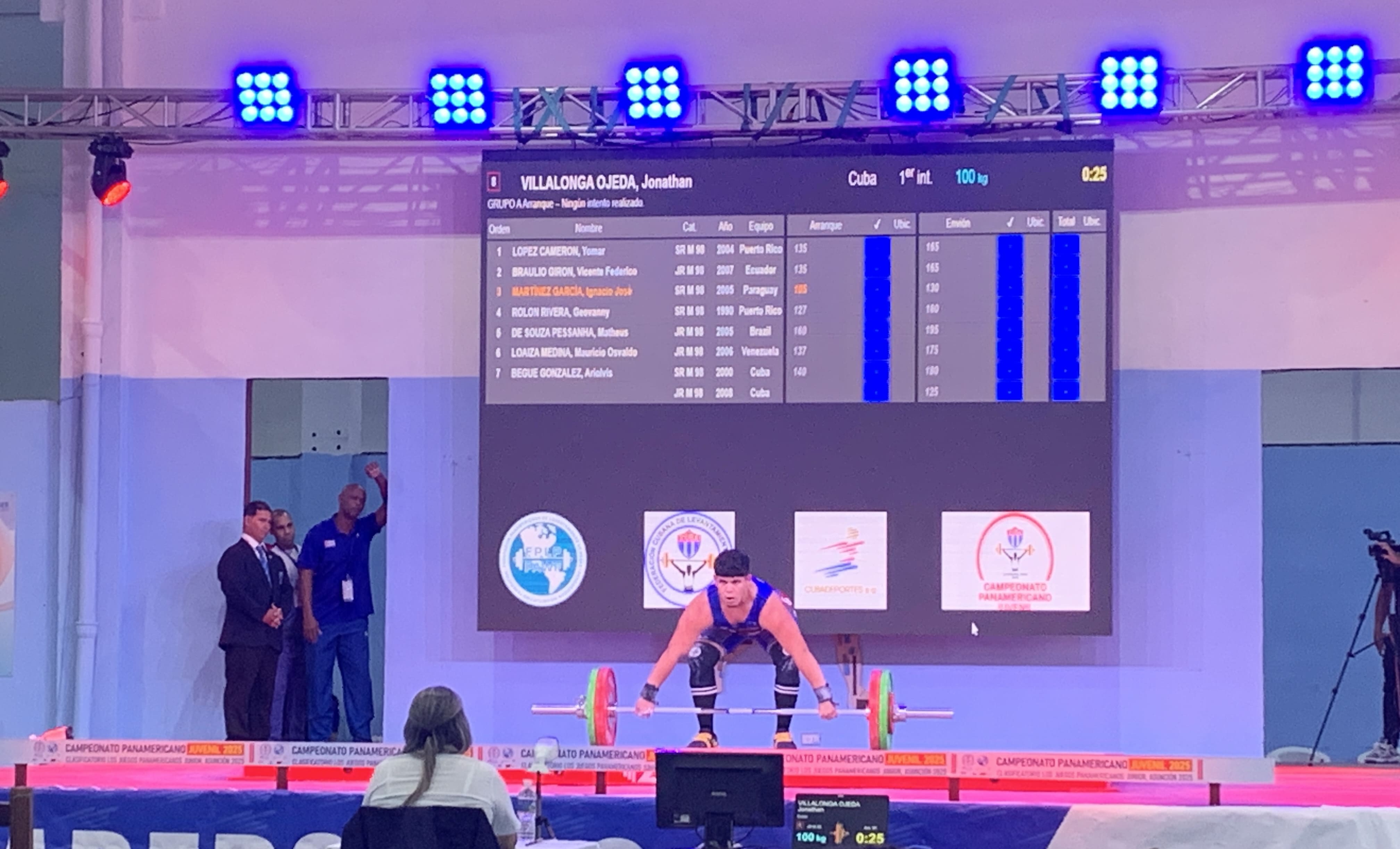 Torneo de levantamiento de pesas en La Habana