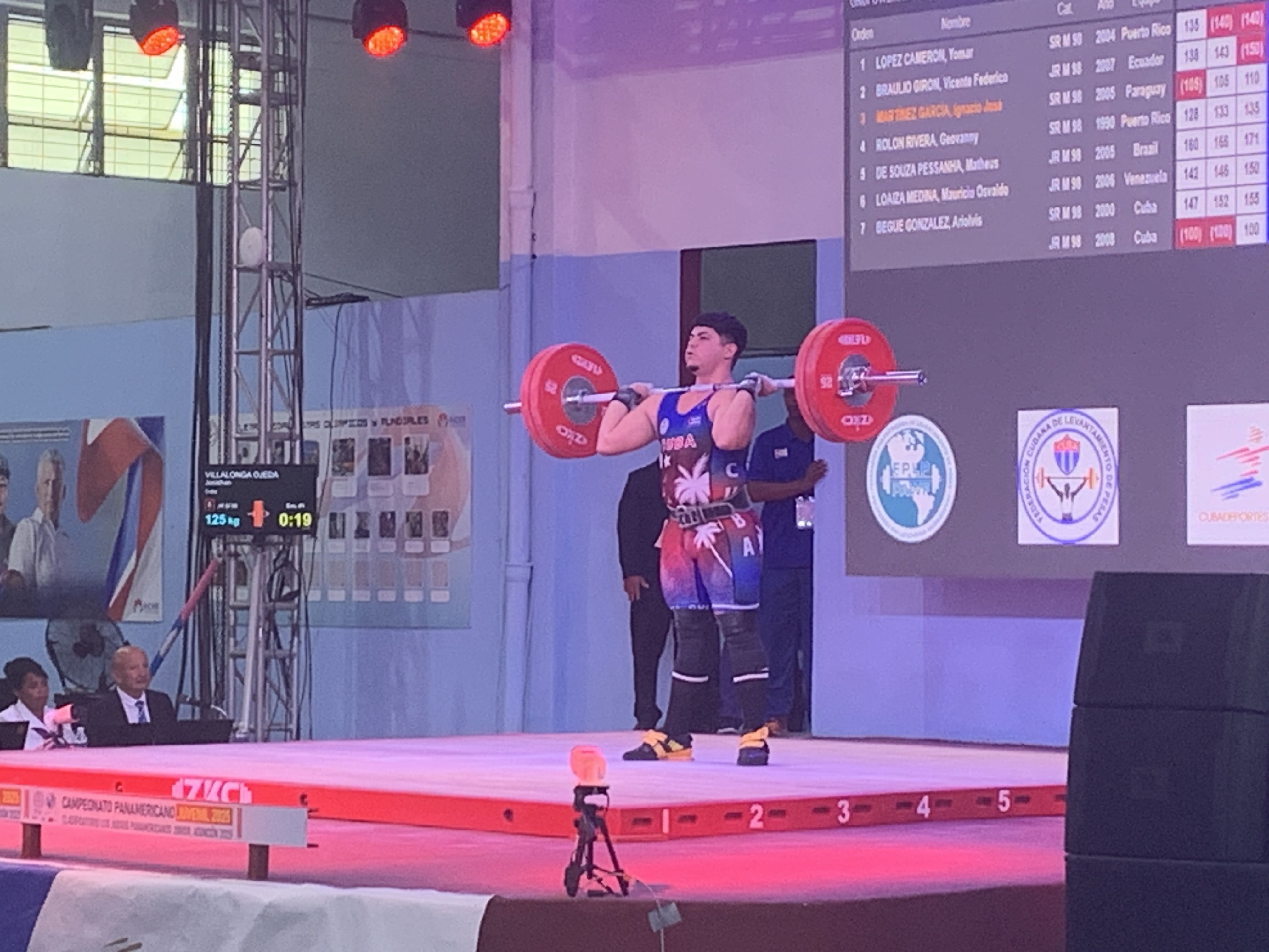 Torneo de levantamiento de pesas en La Habana